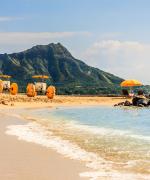 Waikiki beach på Hawaii